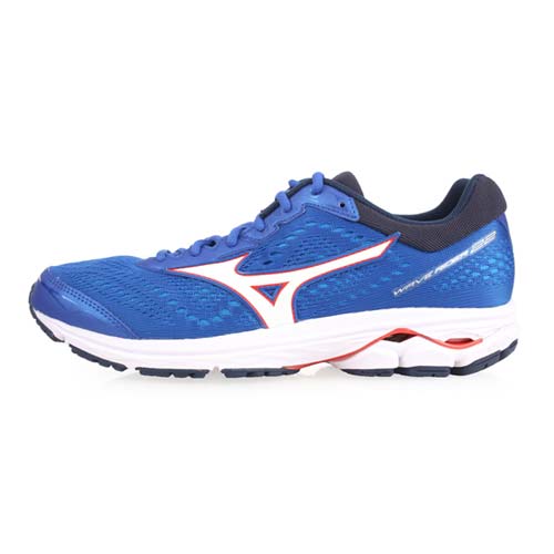 (男) MIZUNO WAVE RIDER 22 慢跑鞋-路跑 訓練 美津濃 藍白紅
