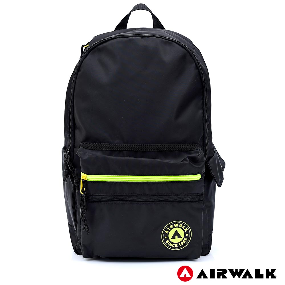 AIRWALK - 自遊宣言休閒後背包-黑色