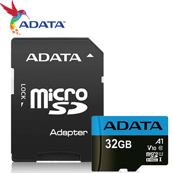 ADATA 威剛 32GB 100MB/s U1 microSDHC UHS-I A1 V10 記憶卡