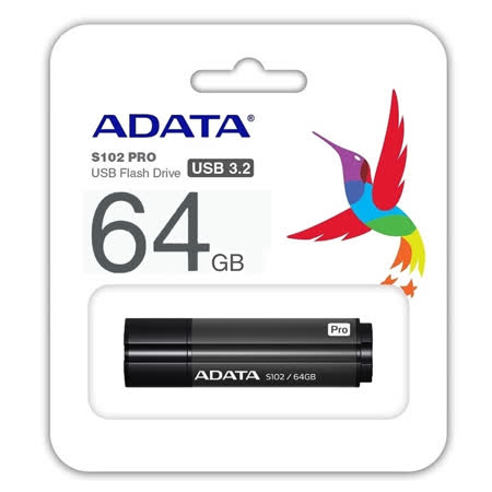 ADATA 威剛 64GB DashDrive S102 PRO 高速隨身碟 S102P/64G