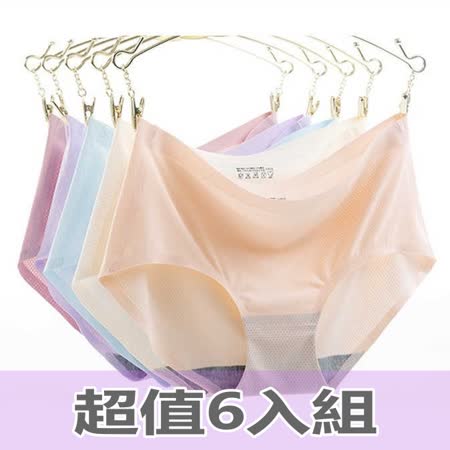 性感一片式無痕
網點三角褲6件組