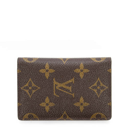 Louis Vuitton LV M60502 經典花紋信用卡簡便短夾_現貨