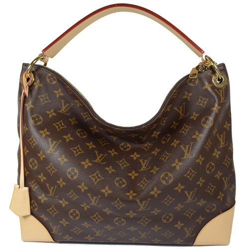Louis Vuitton LV M41625 Berri MM 經典花紋附鎖組單柄肩背包_預購