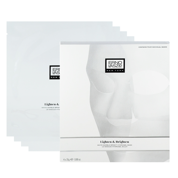 ERNO LASZLO 奧倫納素 超肌亮 淨白果凍面膜 4x25g Lighten & Brighten White Marble Bright Hydrogel Mask
