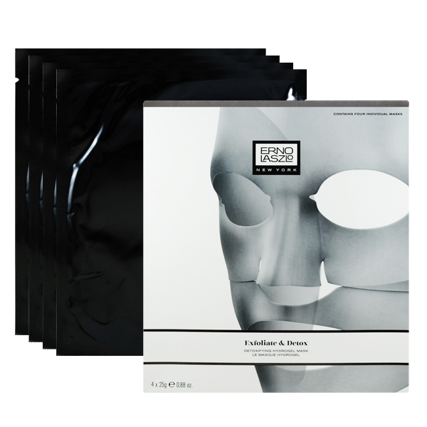 ERNO LASZLO 奧倫納素 超肌淨 竹炭果凍面膜 4x25g Exfoliate & Detox Detoxifying Hydrogel Mask