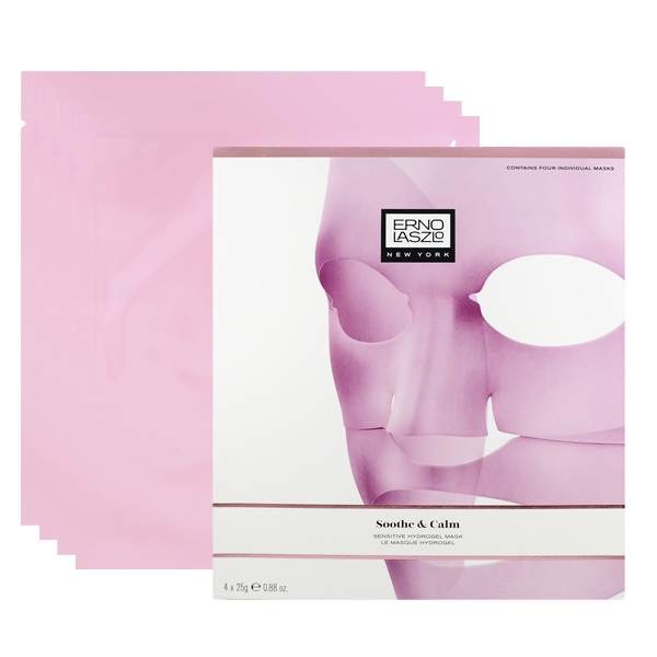 ERNO LASZLO 奧倫納素 超肌潤 玫瑰果凍面膜 4x25g Soothe & Calm Sensitive Hydrogel Mask