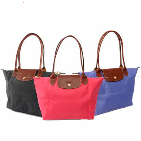 LONGCHAMP 
長把S號摺疊水餃包