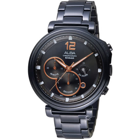 ALBA 雅柏休閒生活風格腕錶  VD53-X302SD  AT3E05X1