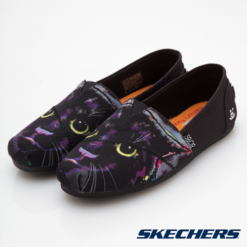 SKECHERS (女) 時尚休閒系列 BOBS PLUSH - 32558BLK