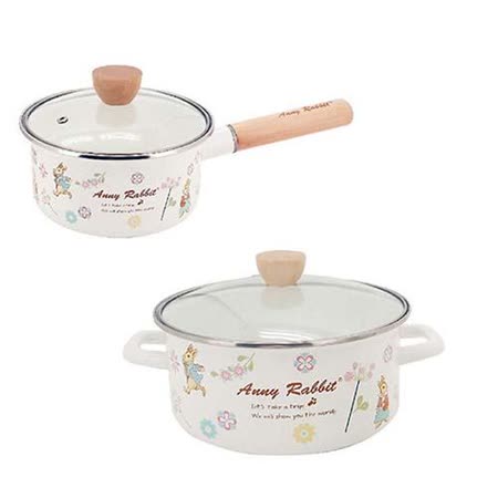 安妮兔18 24cm琺瑯鍋組023gu 0594 0591n Friday購物