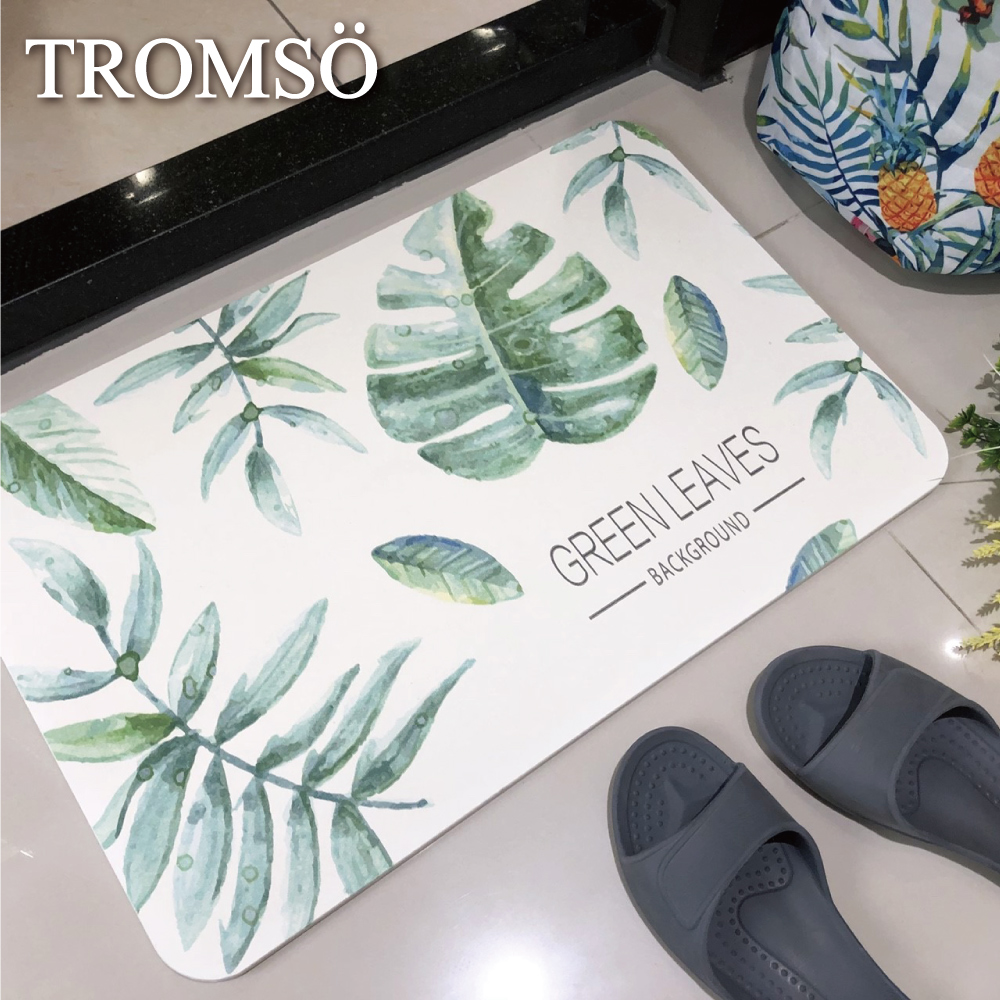 TROMSO珪藻土厚實吸水地墊-仲夏森林