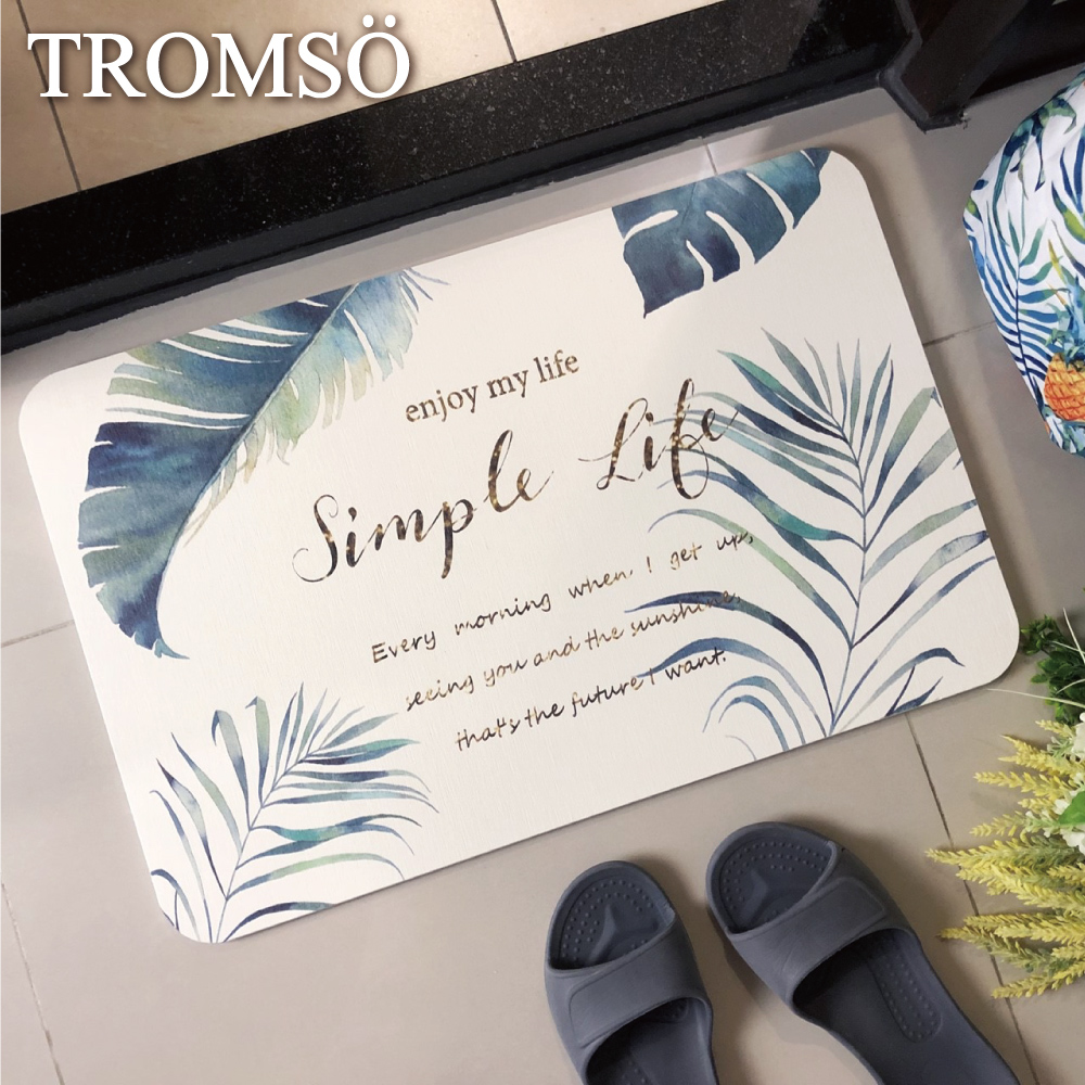 TROMSO珪藻土厚實吸水地墊-享樂生活