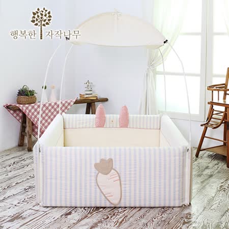 【BabyTiger虎兒寶】The zazak 韓國手工製嬰幼兒遊戲床 兔子