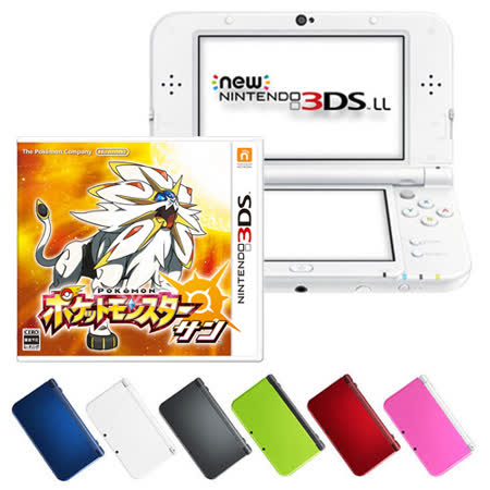 NEW 3DS LL 日規主機+
精靈寶可夢 太陽
