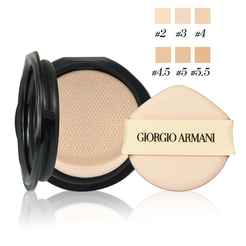 GIORGIO ARMANI 訂製雪紡亮白精華氣墊粉餅(蕊)15g 多色可選