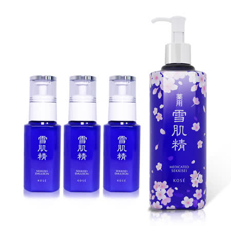 KOSE 高絲
化妝水500ml+乳液70mlx3