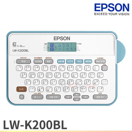 EPSON LW-K200BL
輕巧經典款標籤機