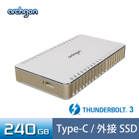 X70 外接式固態硬碟 
Thunderbolt 3 -240GB