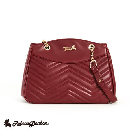 R.B狗頭包
壓紋金鍊典雅肩背包