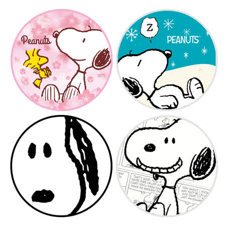 史努比 Snoopy 
金屬邊框玻璃無線充電盤