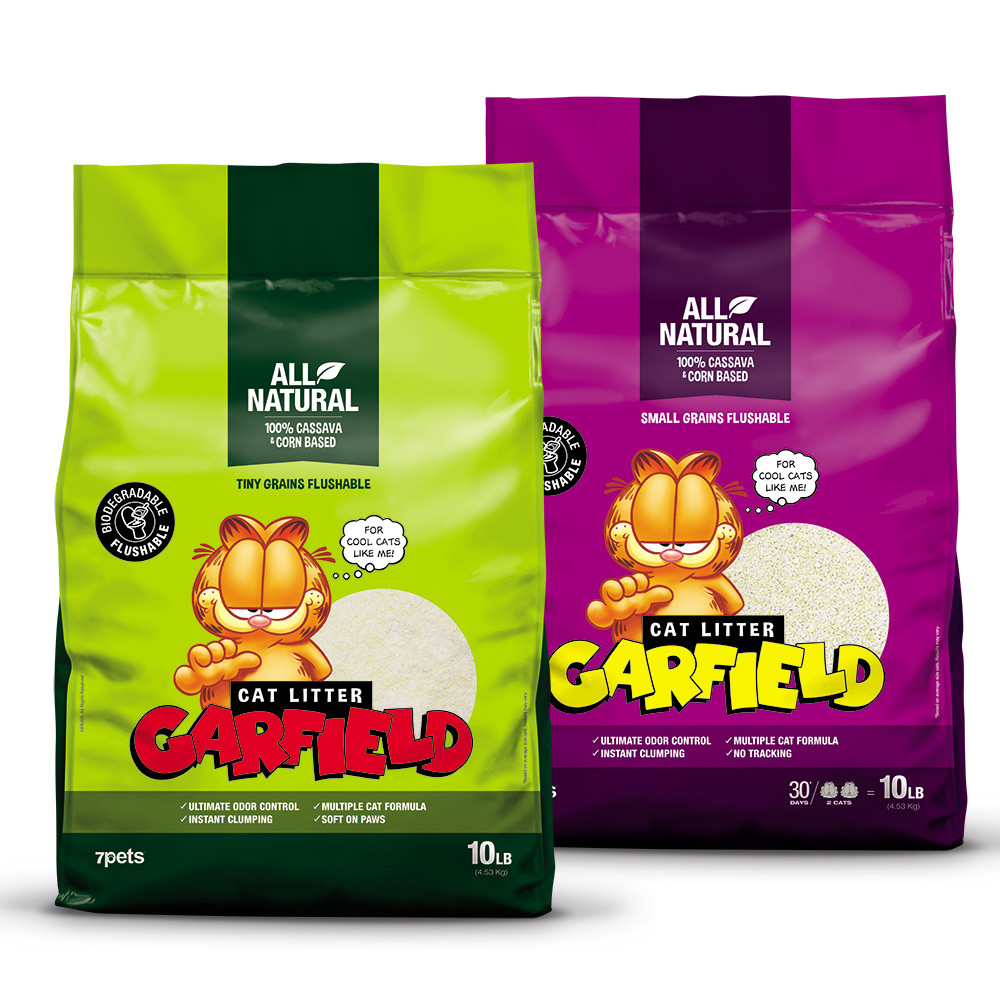 GARFIELD加菲貓
凝結貓砂10磅*2入組
