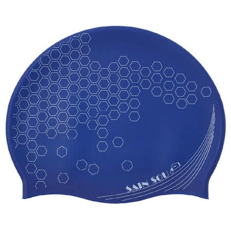 【SAIN SOU】印花矽膠泳帽-A35412