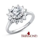 【BRILLMOND】GIA 1克拉18K金永恆璀璨鑽戒(H/I1 18K白金台)