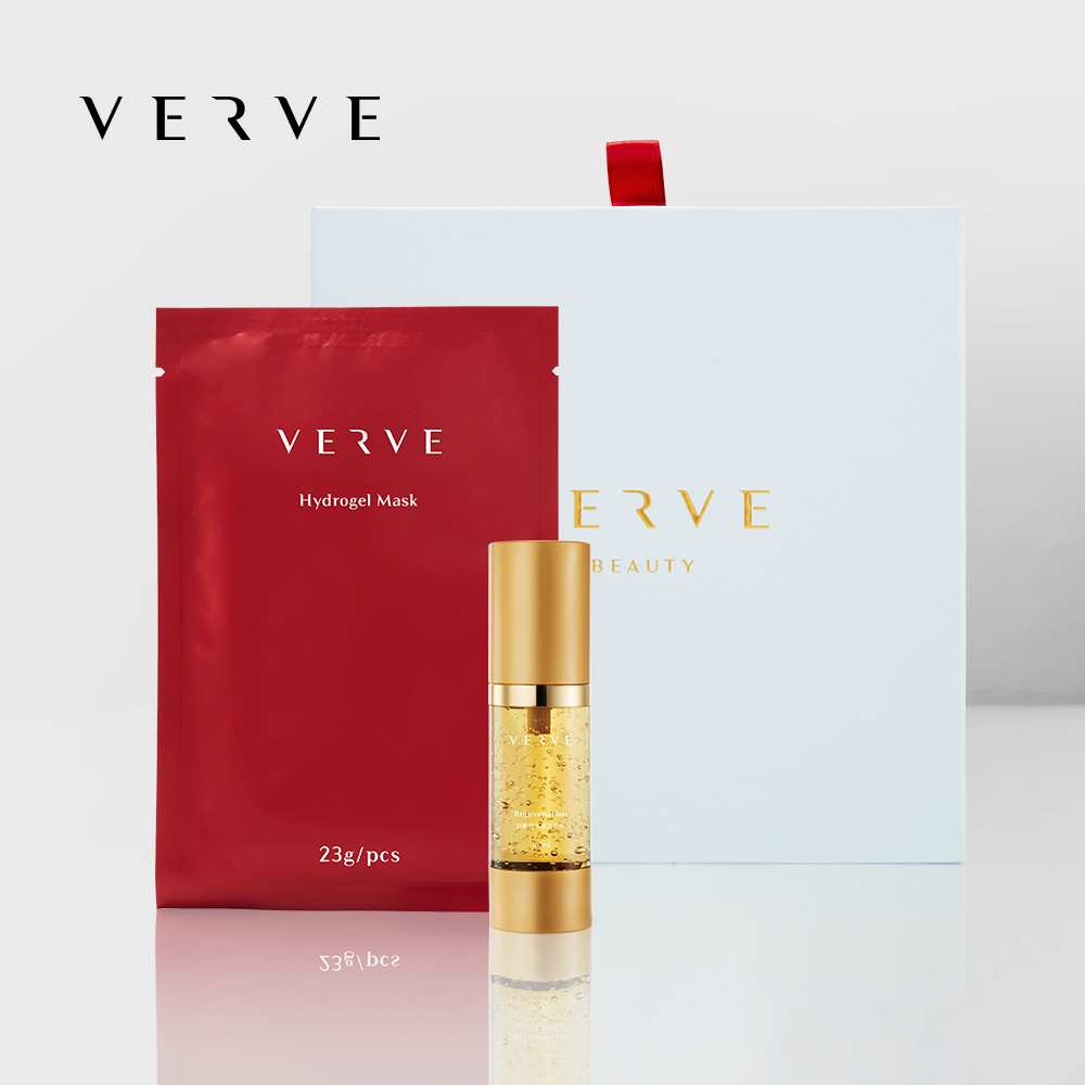【VERVE】保濕禮盒組(逆齡時光賦活晶粹+深層保濕煥顏水凝膜)