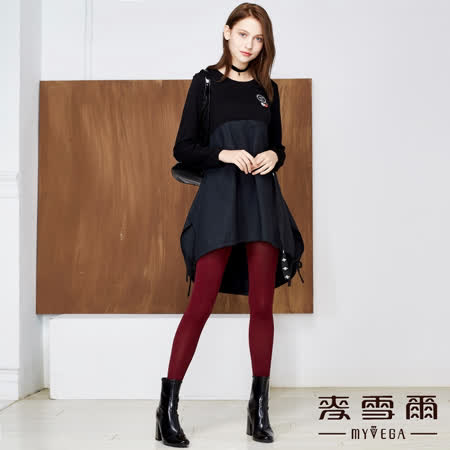 麥雪爾
棉質個性拼接長版上衣