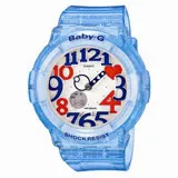 CASIO BABY-G 霓彩盛宴時尚運動腕錶-透明藍-BGA-131-2BDR