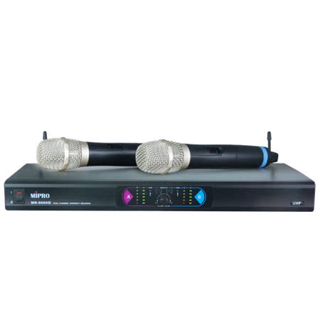 【MIPRO】MR-9000III UHF 雙頻道自動選訊無線麥克風