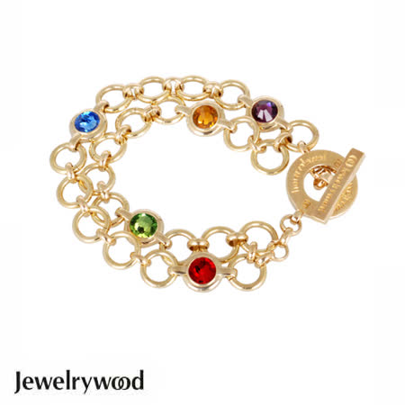 Jewelrywood
繽紛復古金雙圈手鍊