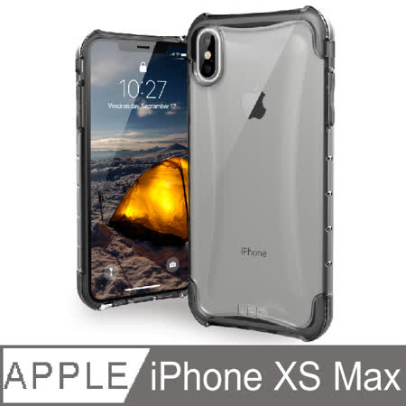 UAG iPhone XS Max 耐衝擊全透保護殼-全透明