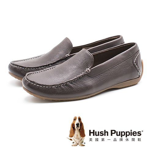Hush Puppies SCHNAUZER SLIPON雪納瑞便鞋 男鞋-棕(另有黑)