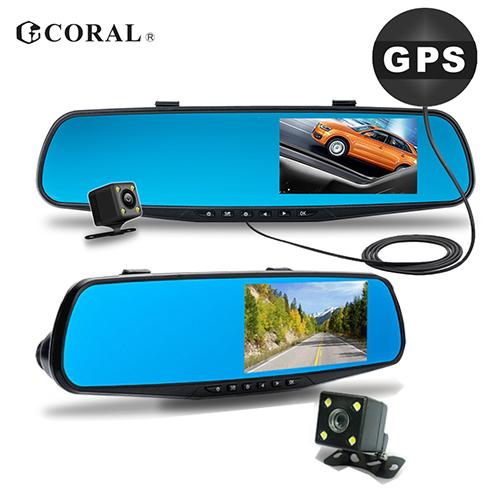 CORAL M2 GPS測速雙錄行車紀錄器(附16G記憶卡)