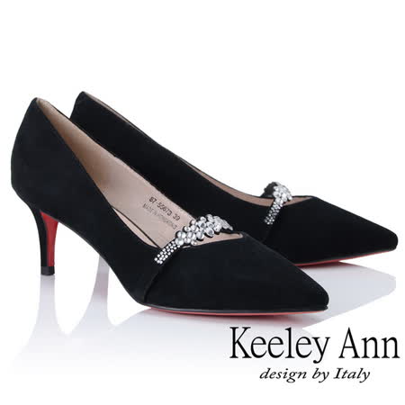 Keeley Ann
水鑽腳背帶真皮中跟鞋