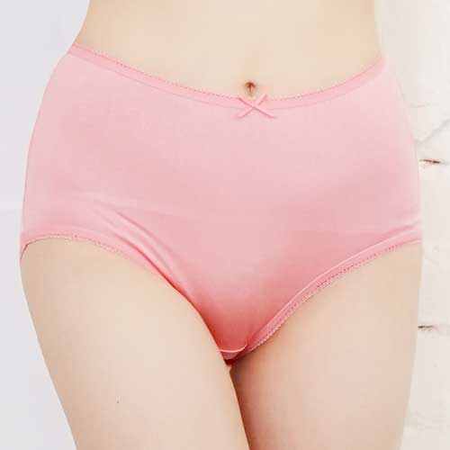 【Chlansilk闕蘭絹】寵愛優雅100%蠶絲女內褲-88901(粉)