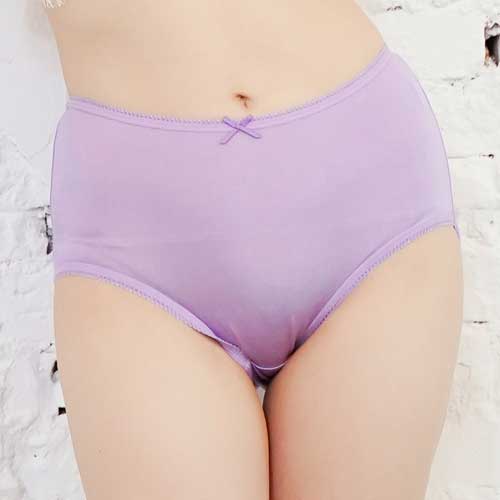 【Chlansilk闕蘭絹】寵愛優雅100%蠶絲女內褲-88901(紫)