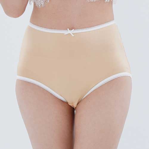 【Chlansilk闕蘭絹】粉嫩舒適透氣100%蠶絲女內褲-88903(膚)