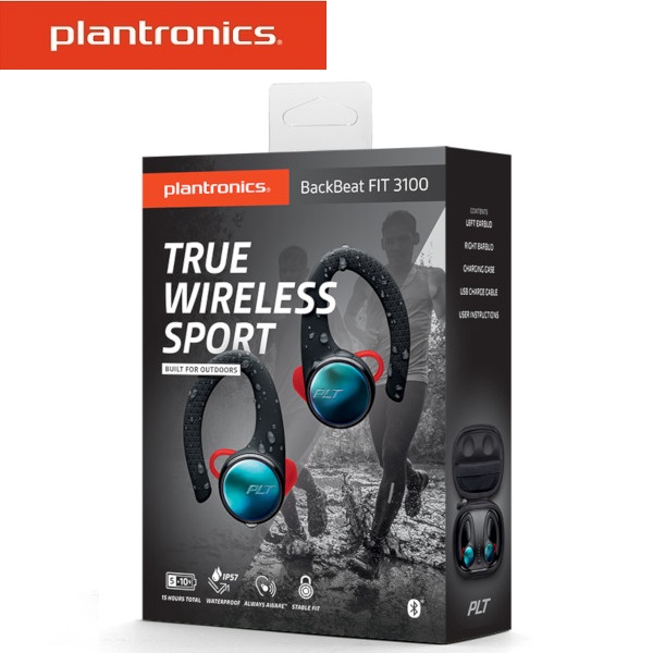 Plantronics 繽特力 BACKBEAT FIT 3100 真無線運動耳機