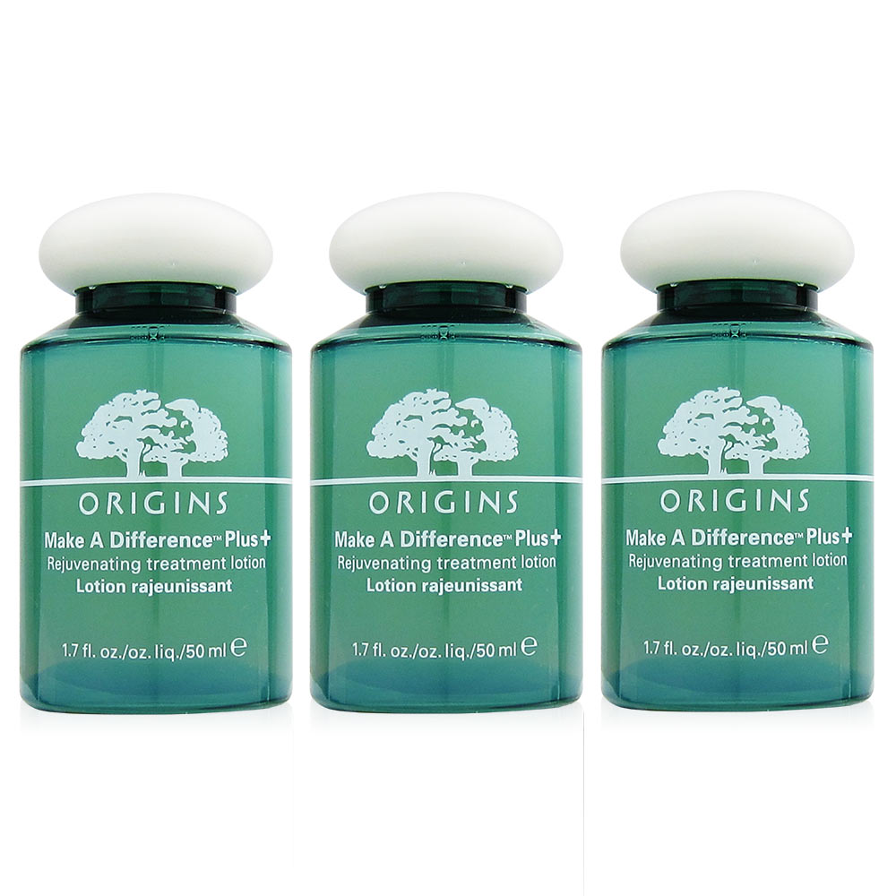 ORIGINS品木宣言 扭轉乾坤賦活保溼美肌水Plus+ 50mlx3入組 附壓縮面膜(10粒裝) 效期至2020.05