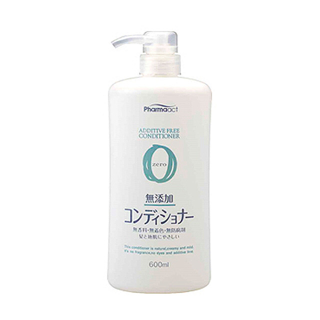 【熊野Pharmaact】無添加潤絲精-壓取式600ml