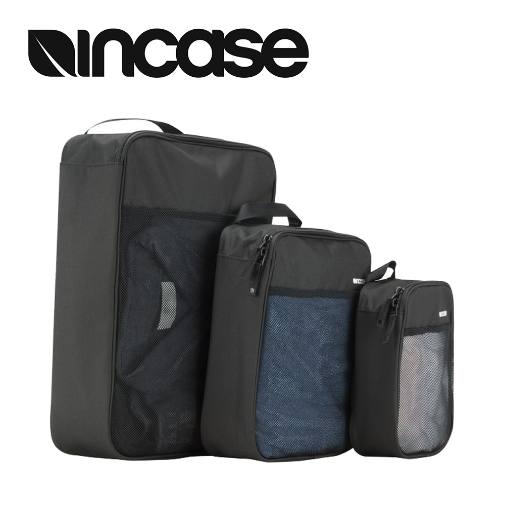 【INCASE】EO Travel Modular Mesh 3 Packs 網狀旅行收納袋三件組 (黑)