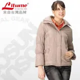 【意都美Litume】女款 PRIMALOFT 輕量連帽保暖外套 / H7020 紅卡其