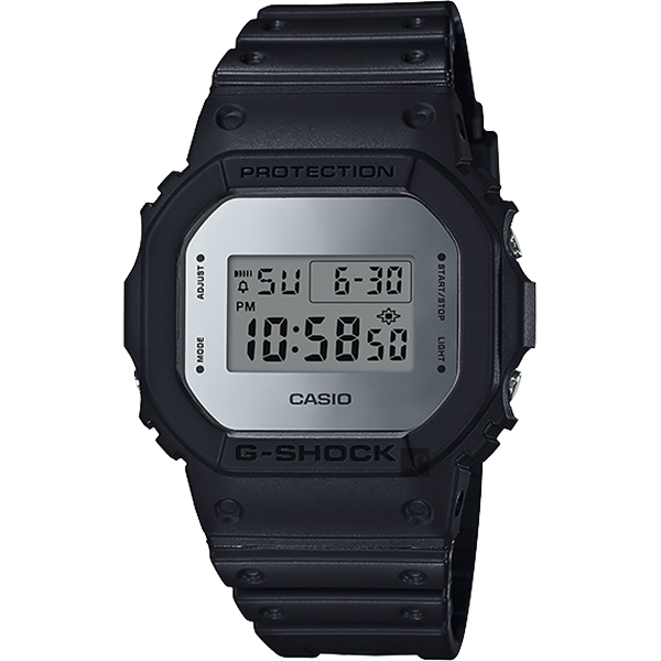 CASIO 卡西歐 G-SHOCK 35周年 MIRROR DW-5600 經典王者手錶-鏡面銀 DW-5600BBMA-1 / DW-5600BBMA-1DR