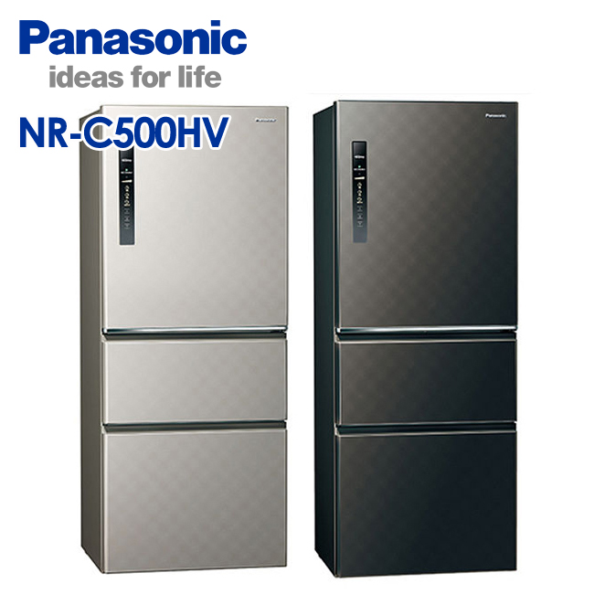 【Panasonic國際牌】500公升無邊框鋼板變頻三門冰箱 NR-C500HV