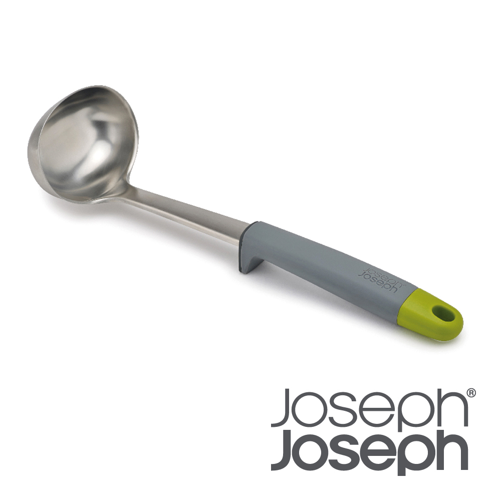Joseph Joseph 不沾桌不鏽鋼湯杓(灰綠)