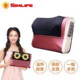 SimLife-NO.1高科技16顆按摩頭美夢成真按摩枕(按摩/按摩椅/按摩枕)- 嬌豔紅