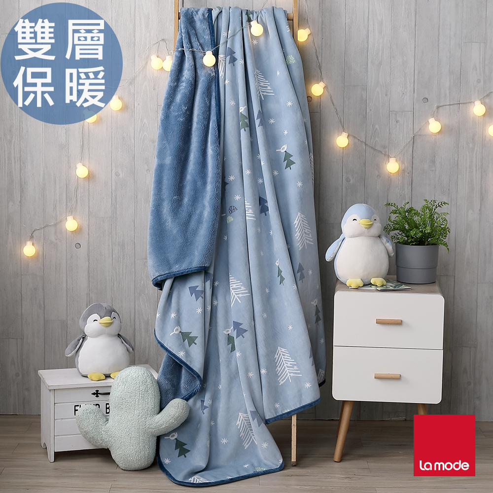 La mode寢飾 小森林親柔毯(雙人)