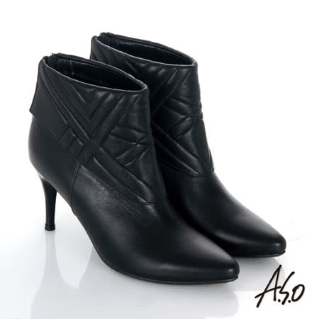 A.S.O.阿瘦
真皮高跟踝靴